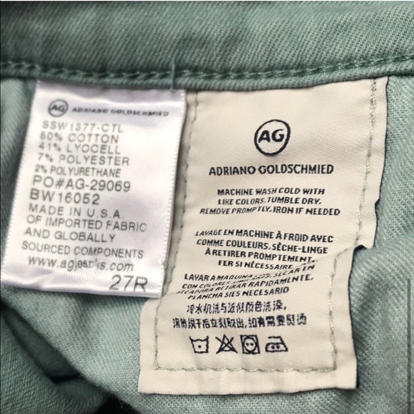 AG Adriano Goldschmied Stevie Ankle Jean in Sage - Picture 5 of 7